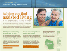 Tablet Screenshot of chippewavalleyassistedliving.com